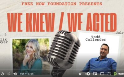 Free Now Foundation proudly presents: “We Knew, We Acted with Alix Mayer” with Todd Callender